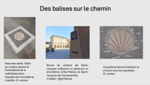 Des balises sur le chemin